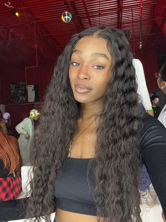 Water Wave Lace Closure Wig